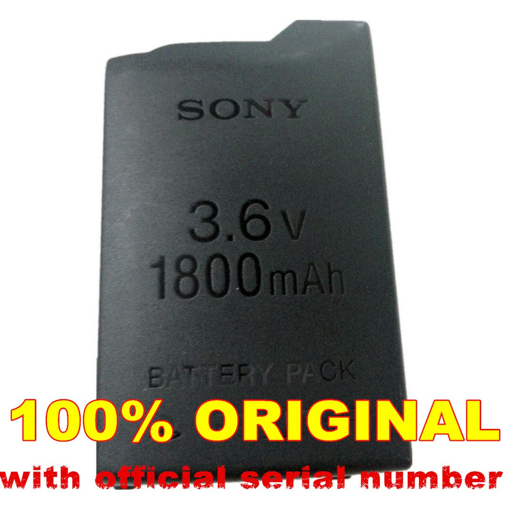 100 ORIGINAL! Sony PSP 1000 1k Fat High Capacity Battery Pack PSP110