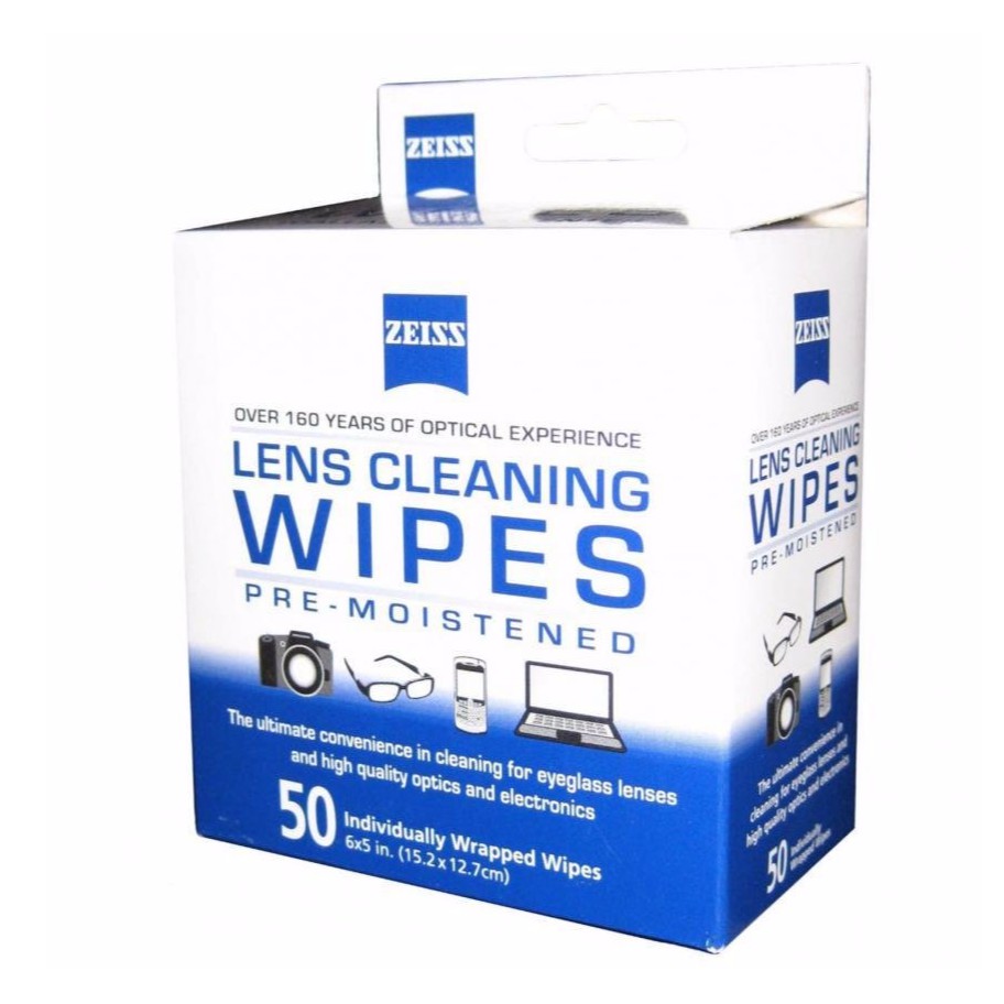 Carl Zeiss Lens Cleaning Wipes PreMoistened 50 pcs Shopee Malaysia
