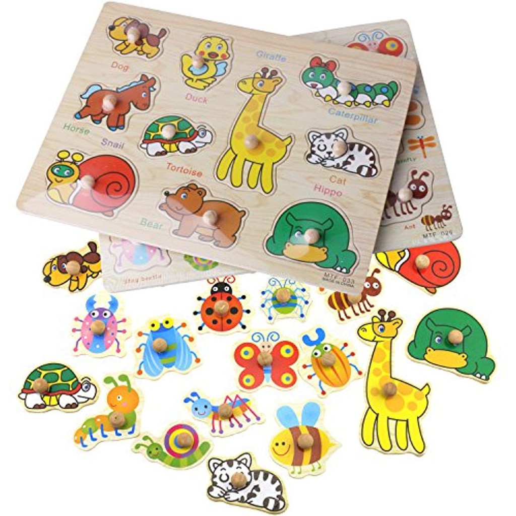 1PCS Kids 3D LARGE Wooden Puzzle Kids Wooden Toys Kids