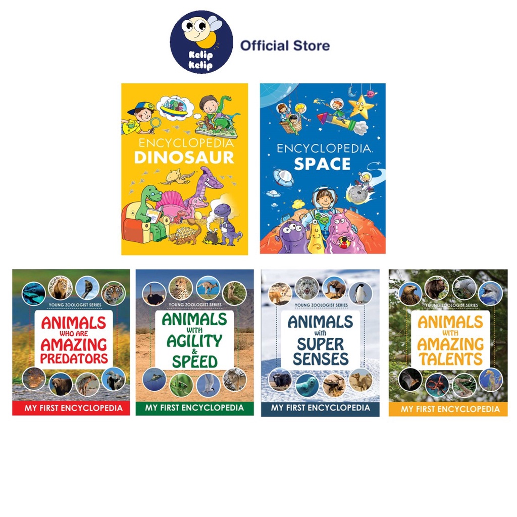 Children's Encyclopedia Book Gift Set For Kids on Dinosaurs Animals