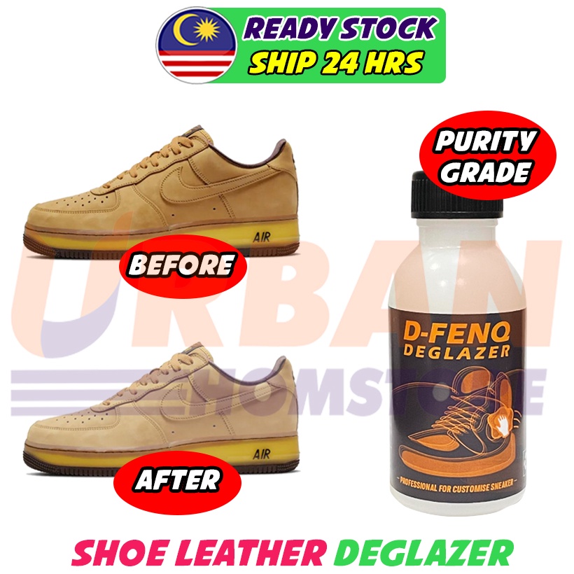 DEFENS Deglazer shoes 106 ML Leather paint remover Shoe preparer Deglazer leather Shoe paint