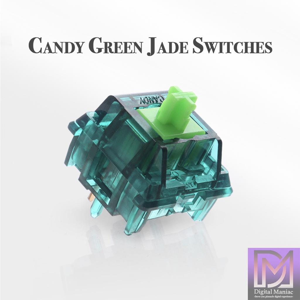 [FREE SHIPPING] Candy Green Jade Switches Jadeite Switch Linear Switch