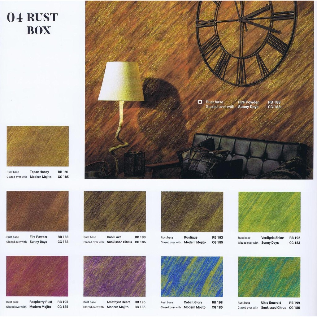 NIPPON MOMENTO SPECIAL EFFECT PAINT DESIGNER SERIES (Rust Box) 1 LITER