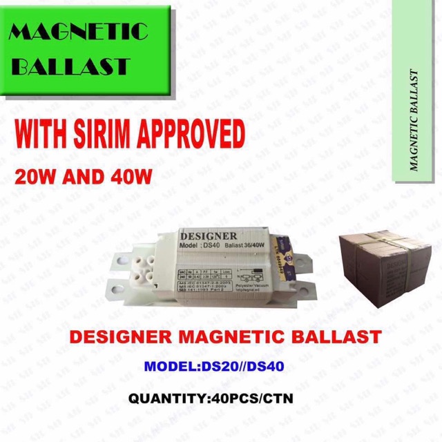 40W/20W BALLAST CHOKE(SIRIM APPROVED) Shopee Malaysia