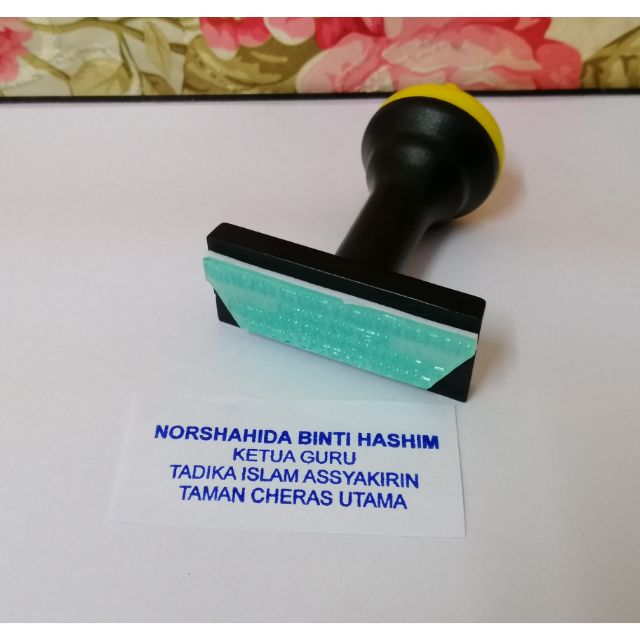 Contoh Cop Nama Dan Jawatan