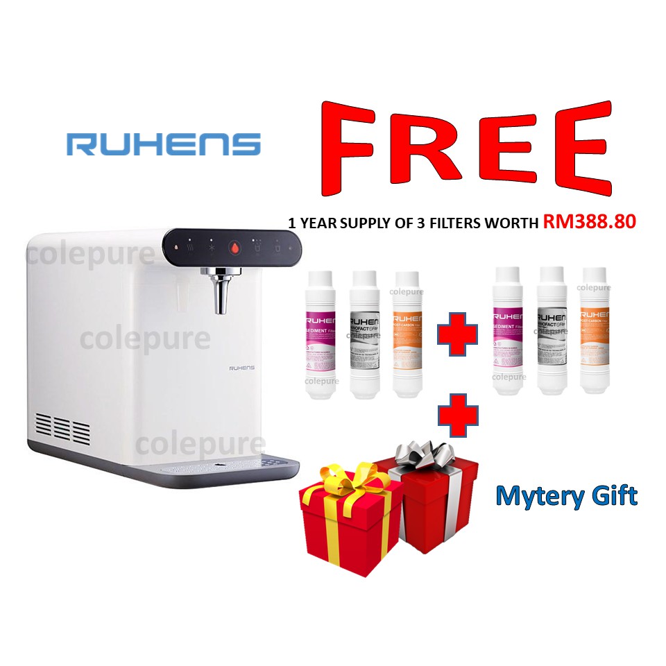 RUHENS 750 Korea Water Dispenser Nano Plus Filter Cartridge Instant Hot