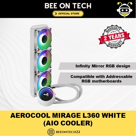 AEROCOOL MIRAGE L360 WHITE (AIO COOLER) Shopee Malaysia