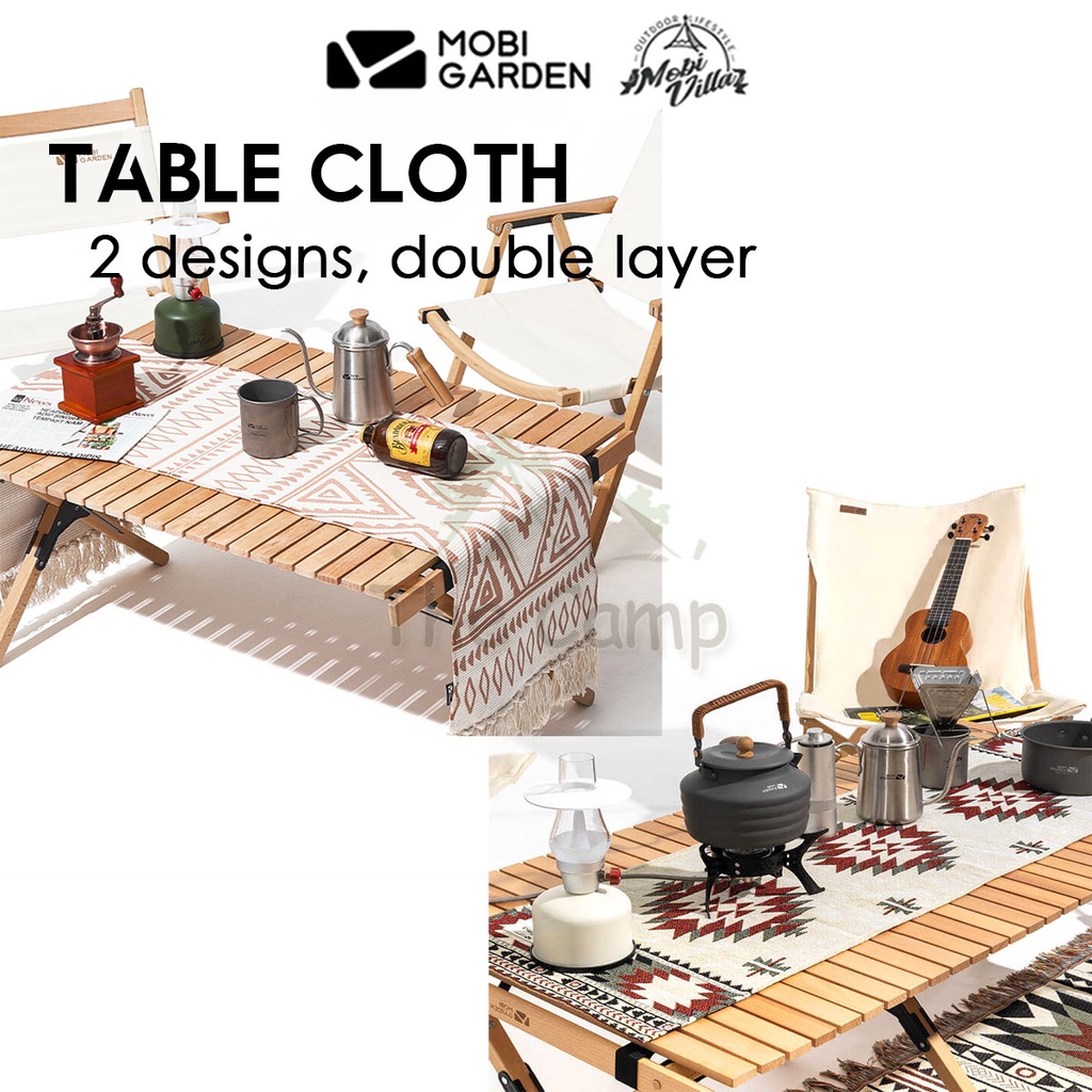 Mobi Garden Camping Table Cloth Outdoor Picnic Mat Tent Rope Flysheet