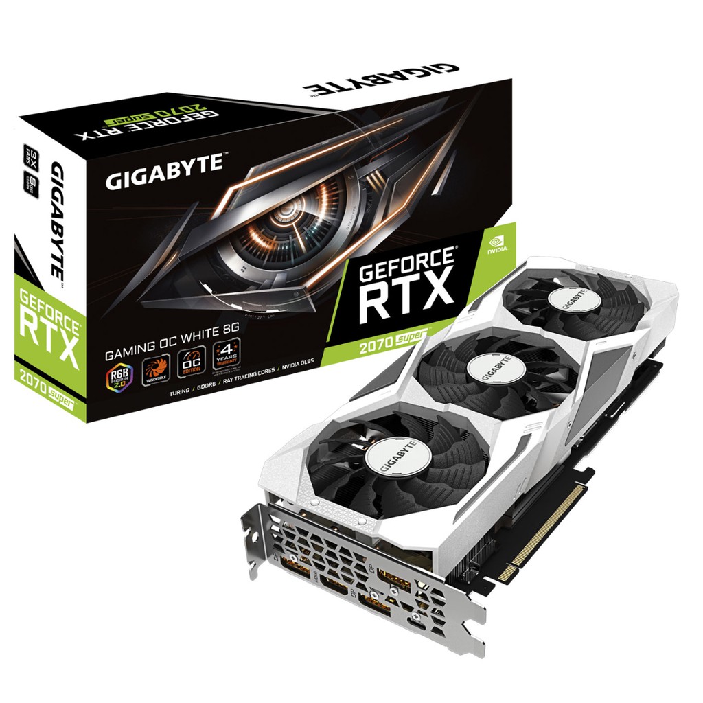  GIGABYTE GeForce RTX 2070 SUPER GAMING OC WHITE 8GB GDDR6 Shopee