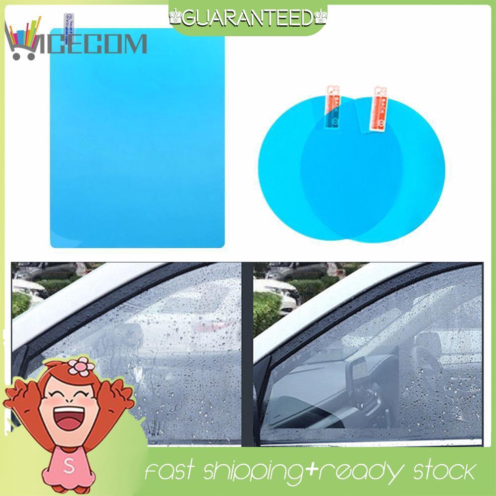 2x AntiFog RainProof Car Rearview Mirror Waterproof Film Side Window