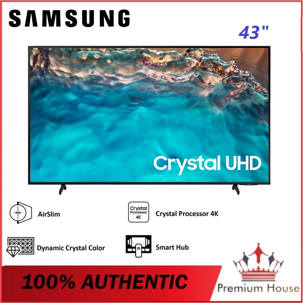 Samsung BU8000 4K UHD Smart TV Dynamic Crystal Colour AirSlim Smart Hub