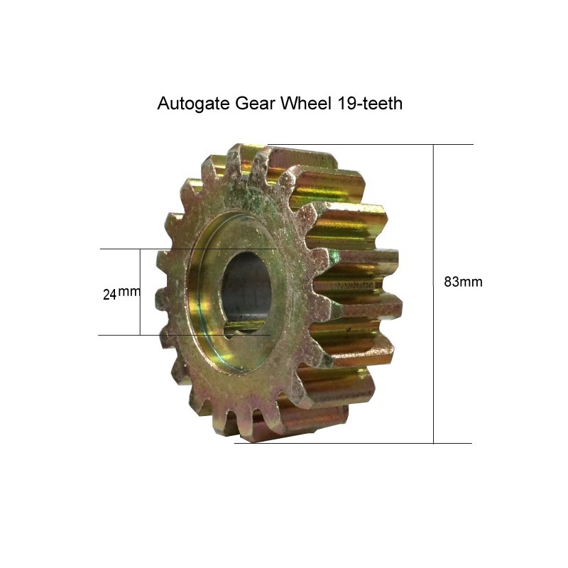 Autogate Metal Gear 19T for GForce/ Celmer Sliding Motor Gear Wheel
