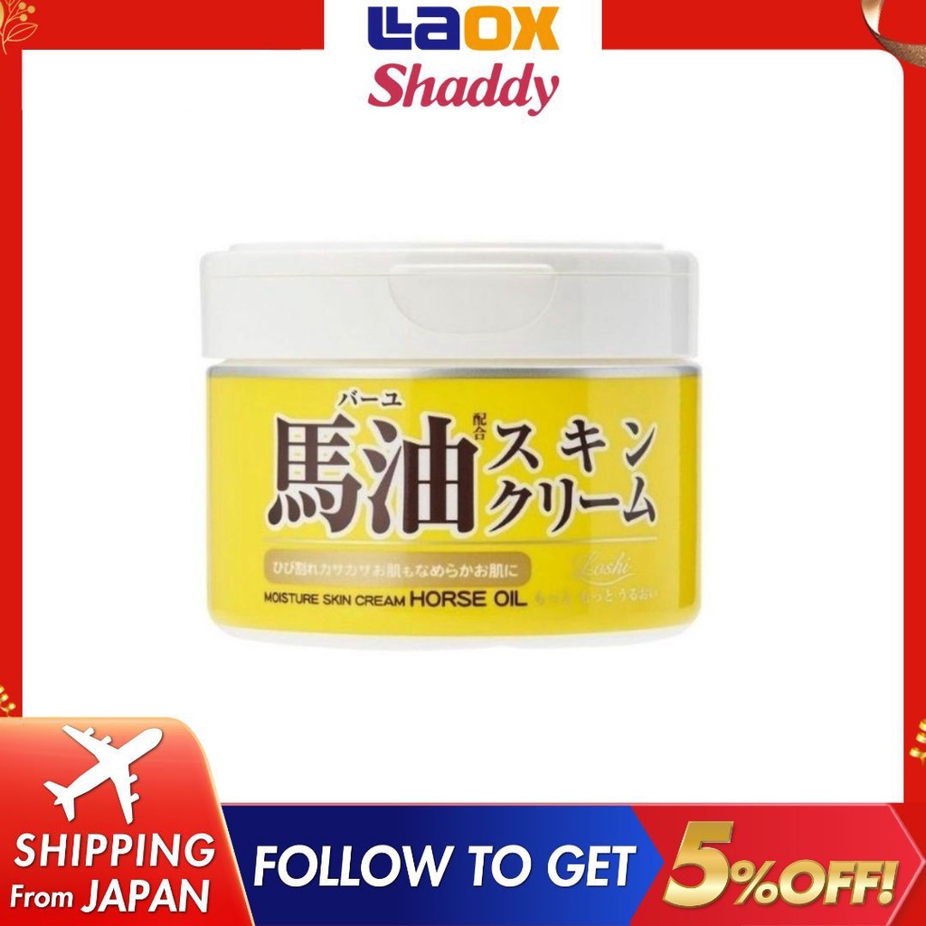 Loshi Moist Aid Horse Oil Skin Cream 220g Made in Japan Shopee Malaysia