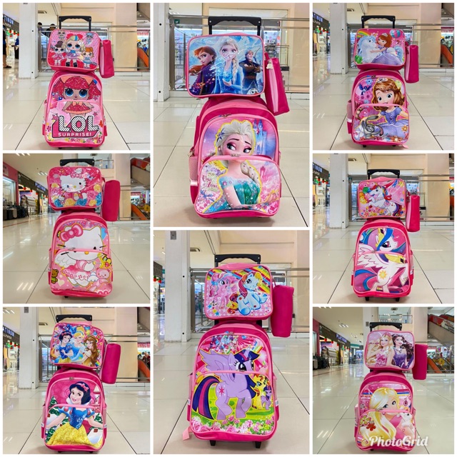 3 in 1 Trolley School Bag Shopee Malaysia