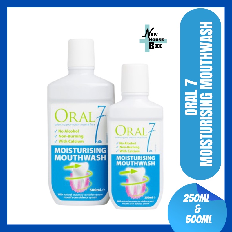 Oral 7 Moisturising Mouthwash [250mL/500mL] Shopee Malaysia