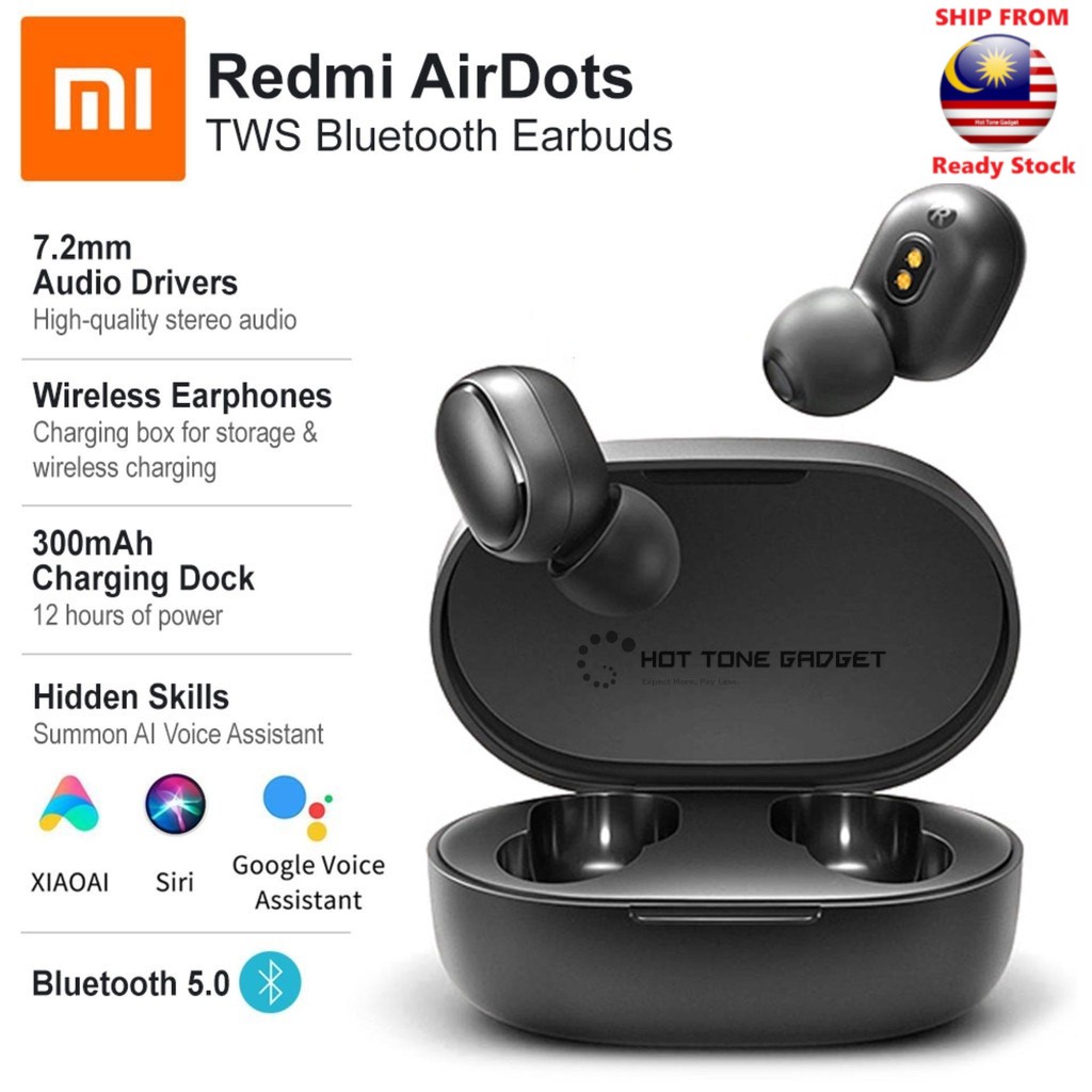 [LATEST] Xiaomi Redmi AirDots TWS Mi True Wireless EarBuds Basic