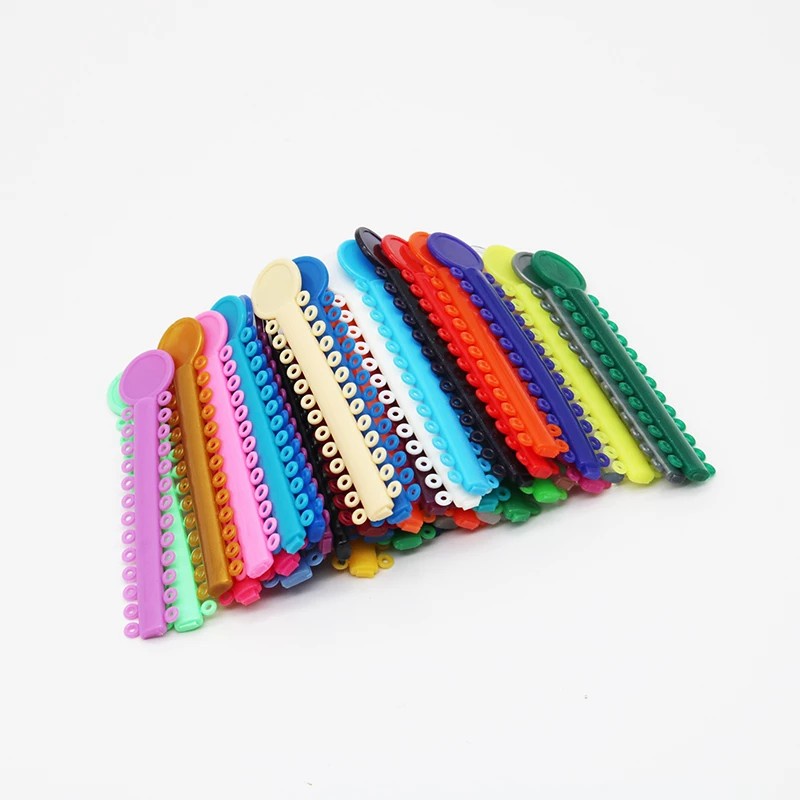 Dental Orthodontic Ligature Ties Elastic Rubber Bands Dentist Tools