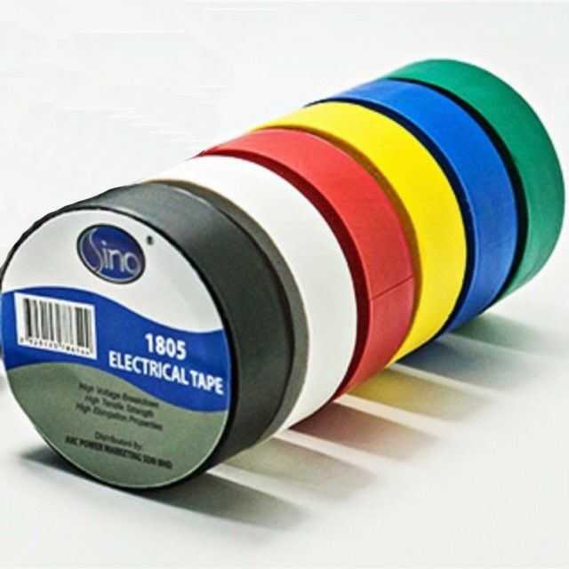 BLACK TAPE SINO 1805/2420 ELECTRICAL WIRE INSULATING TAPE Shopee Malaysia