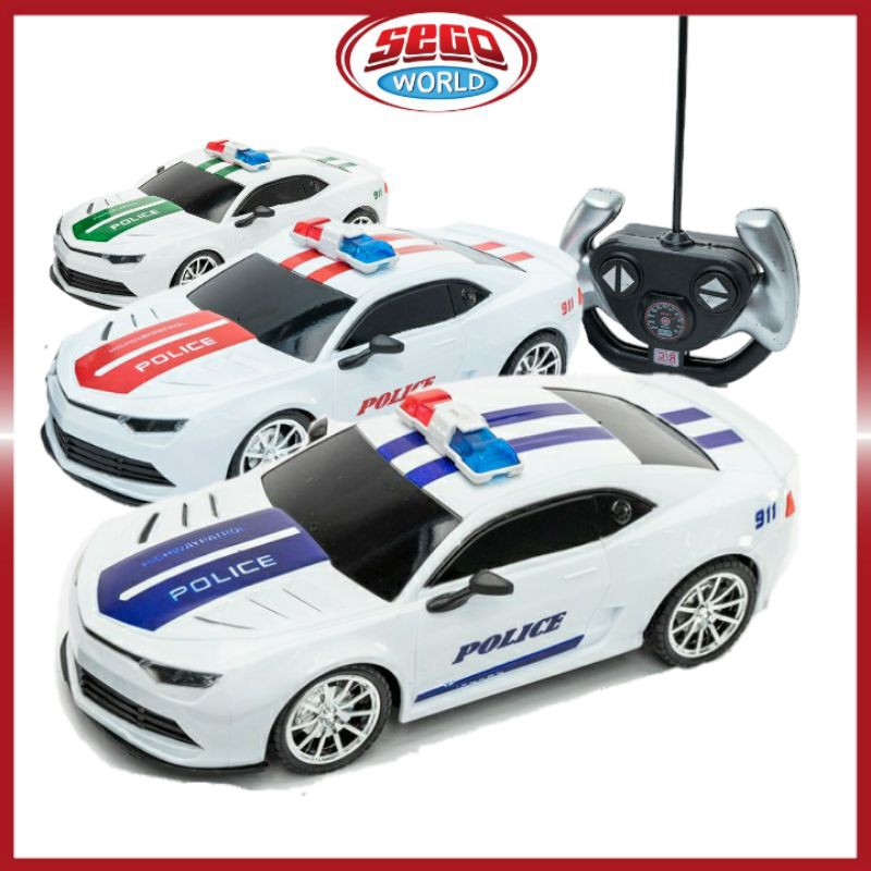 SegoWorld Toys Remote Control Sports Car 126 Rc Police Car Toy Vehicle