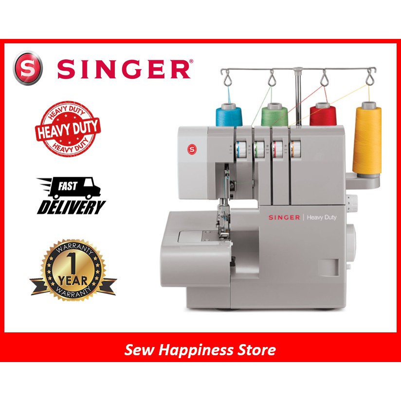Singer 14HD854 Overlock Sewing Machine HEAVY DUTY Shopee Malaysia