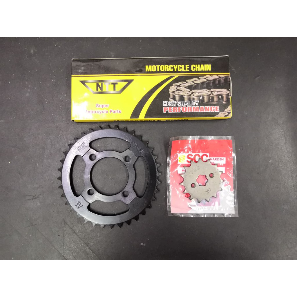 SPROCKET SET EX5 DREAM WAVE100 CHAIN RANTAI SPOCKET 428 FOR HONDA DREAM