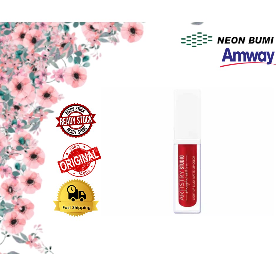 Amway Red Matte Lipstick / Lipstick shades lipstick colors artistry