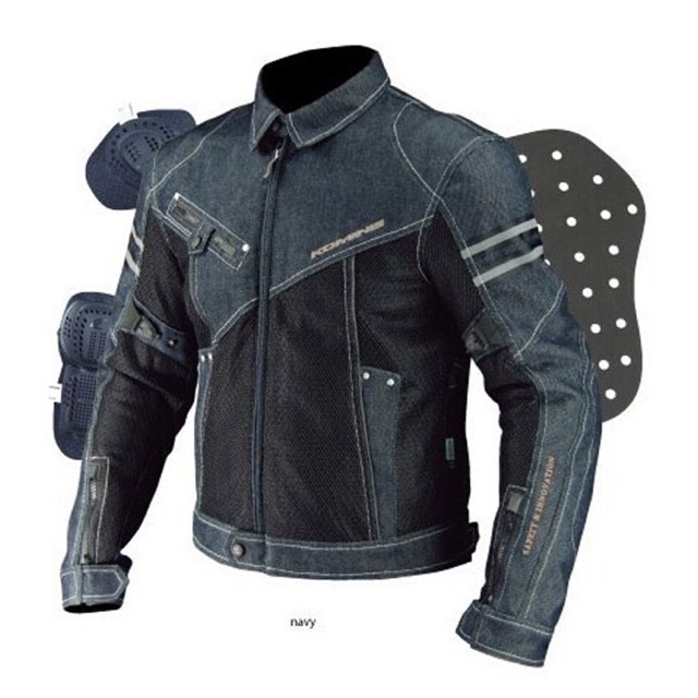 Komine JK 006 Denim Mesh Riding Jacket Shopee Malaysia
