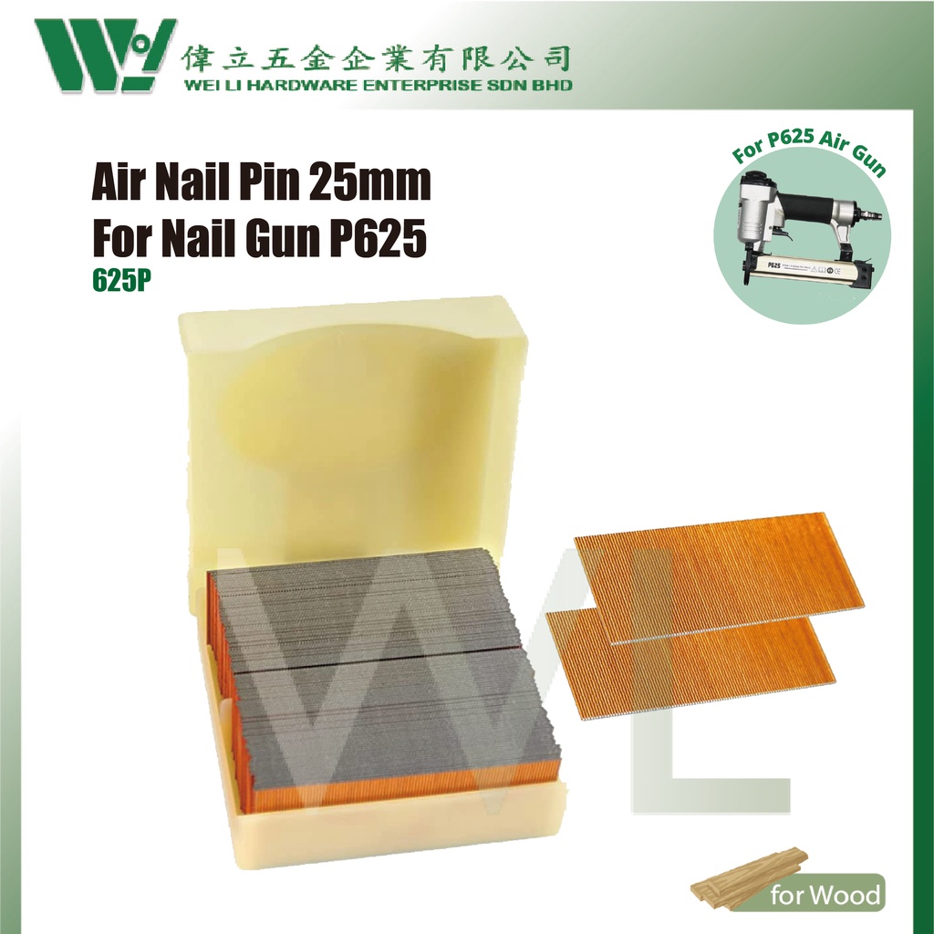 Air Nail Pin For P625 Nail Gun / P625 pneumatic air pin nail gun refill