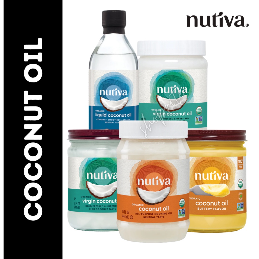 Nutiva Organic Virgin Coconut Oil / All Purpose Coconut Oil / Buttery