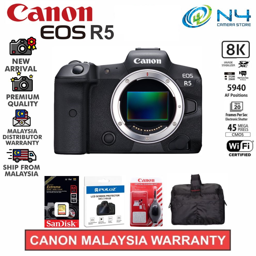 Canon EOS R5 Price in Malaysia & Specs RM15799 TechNave