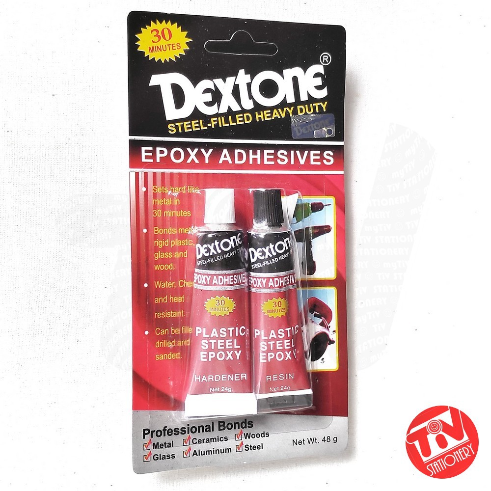 48 gr Heavy Duty Dextone Iron Glue / Epoxy Glue (Hardener + Resin