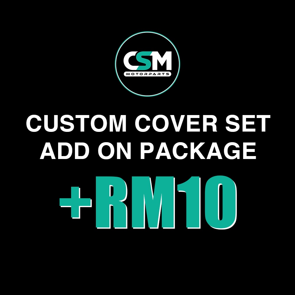 Custom Cover Set Add On Service Shopee Malaysia