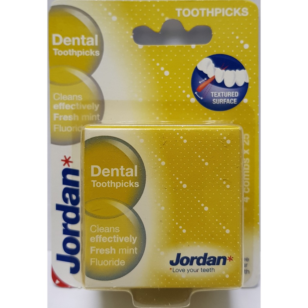 Jordan Dental Toothpicks 4x25's Shopee Malaysia