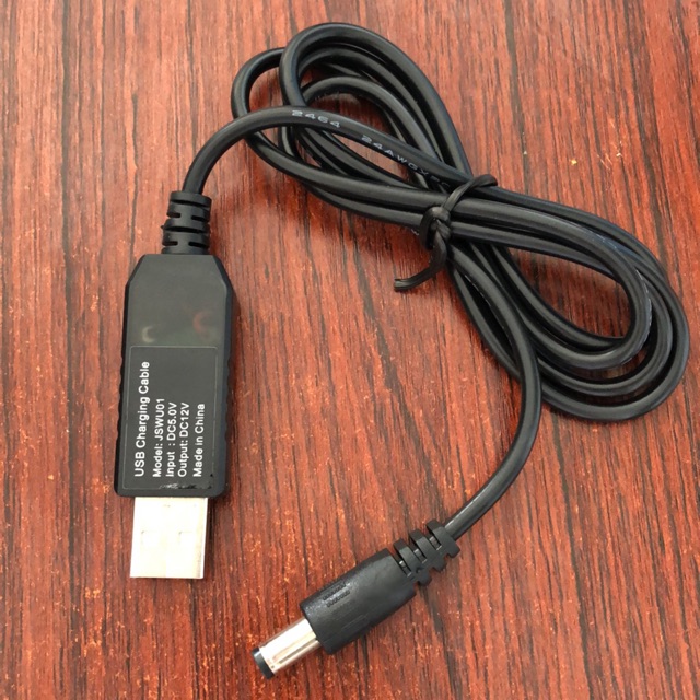 USB Charging cable JSWU01 input DC5.0V \output DC12V for modem huawei