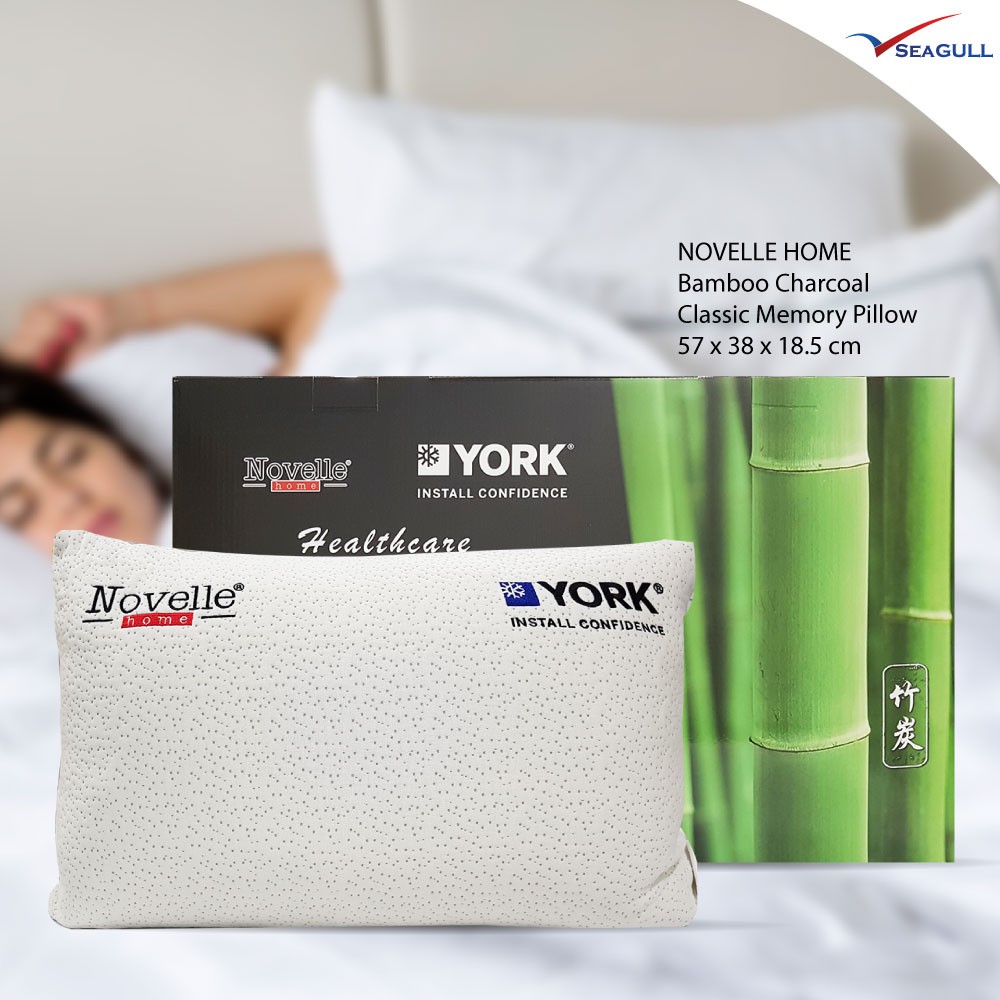 Novelle Healthcare Bamboo Charcoal Classic Memory Pillow Shopee Malaysia