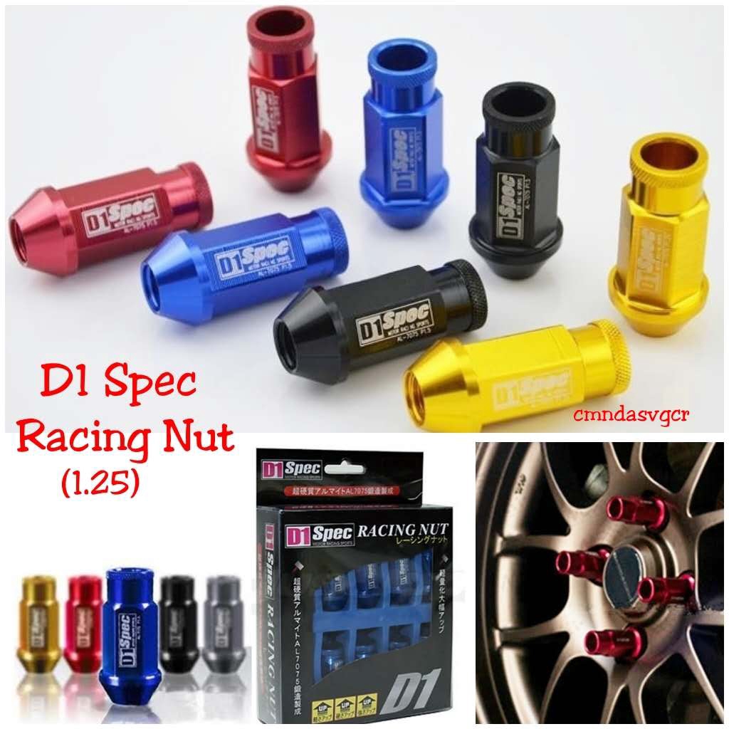 D1 Spec Racing Nut 1.25 D1 SPEC Racing High Quality Aluminum / Wheel
