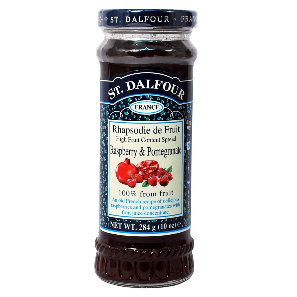 284g Raspberry with Pomegranate St Dalfour Sugar FREE High Fruit