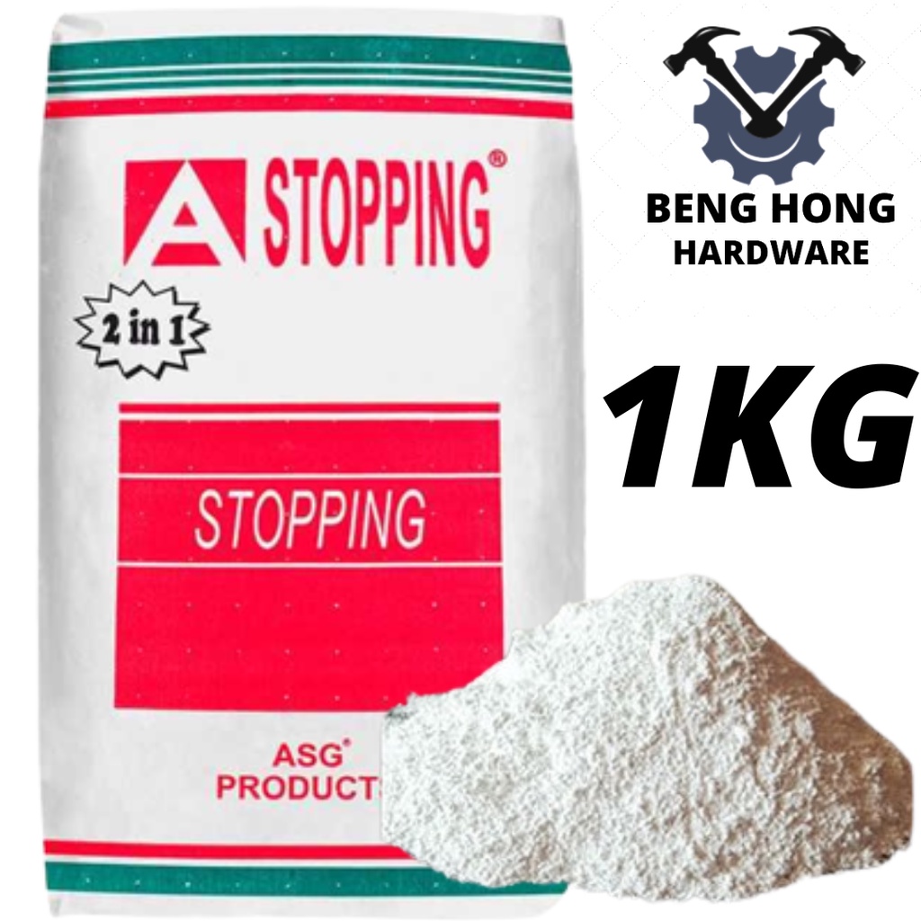 1kg ASG Stopping Compound Plaster Ceiling Wall Repair Simen Plaster
