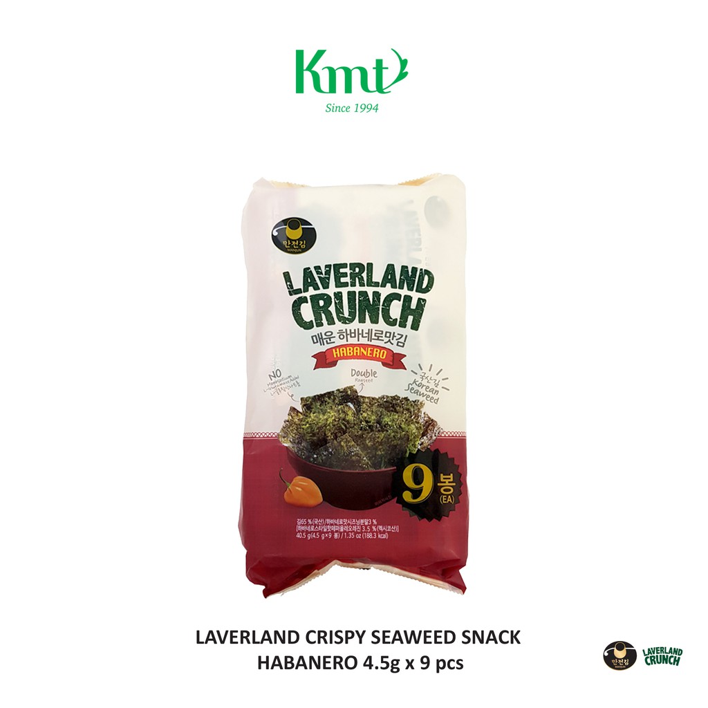 [Ready Stock] Manjun Laverland Crispy Seaweed Snack