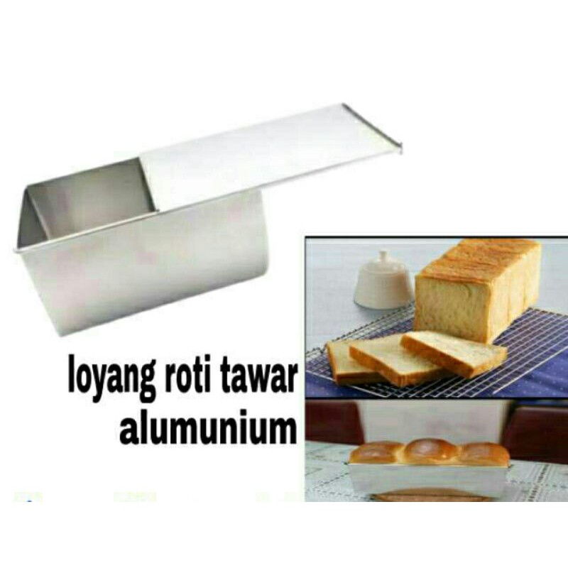 Toast Bread Pan / Closed Bread Pan / Aluminum Bread Pan Shopee Malaysia