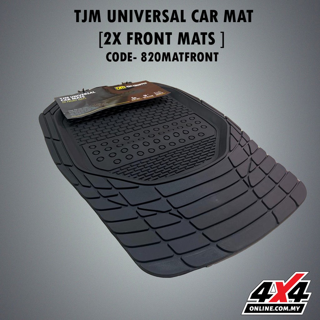 TJM UNIVERSAL CAR MAT [2X FRONT MATS ] Shopee Malaysia