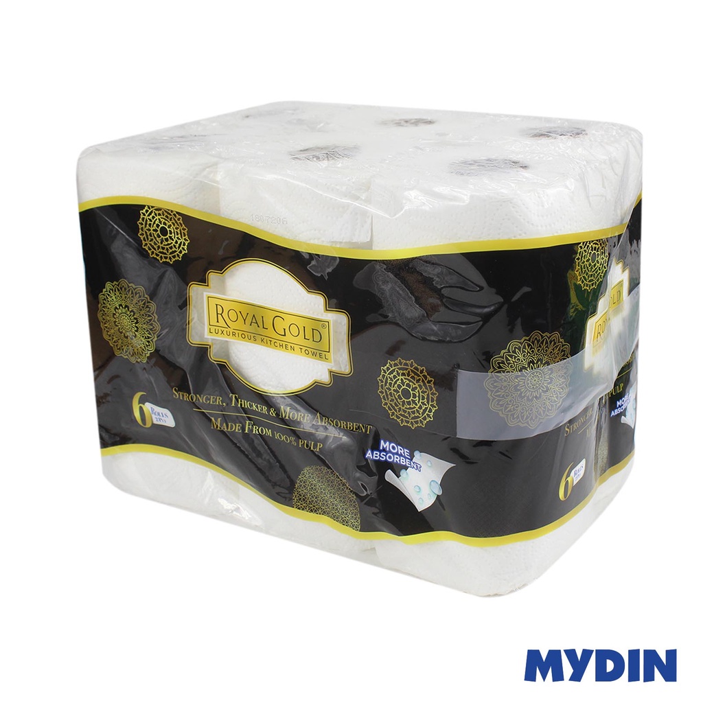 Royal Gold Kitchen Towel (2ply x 6 rolls)