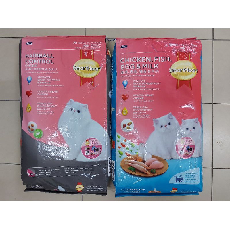 Smart heart 10kg kitten / hairball / skin coat / senior / sterilized