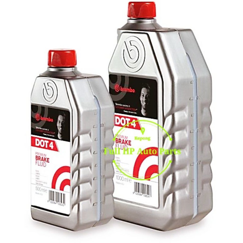 BREMBO Premium DOT 4 DOT 4 Low Viscosity Brake Fluid [500ml 1000ml