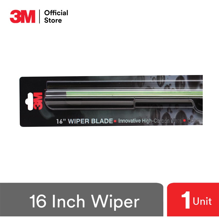 3M Wiper Blades, UV Resistant Rubber (16") Shopee Malaysia