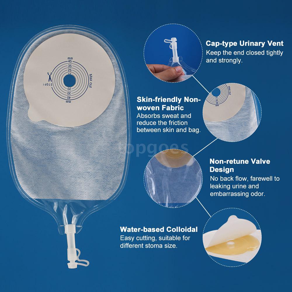 1pc Onepiece Urostomy Bag Urostomy Pouch for Urinary Stomas