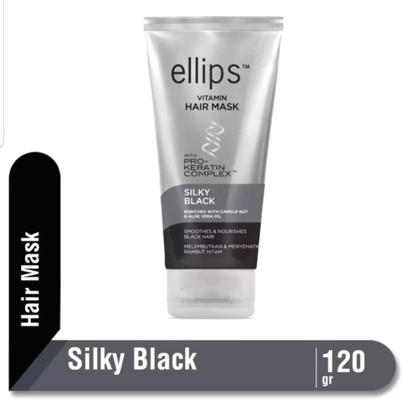 Ellipse vitamin hair mask silky black 120gr Shopee Malaysia