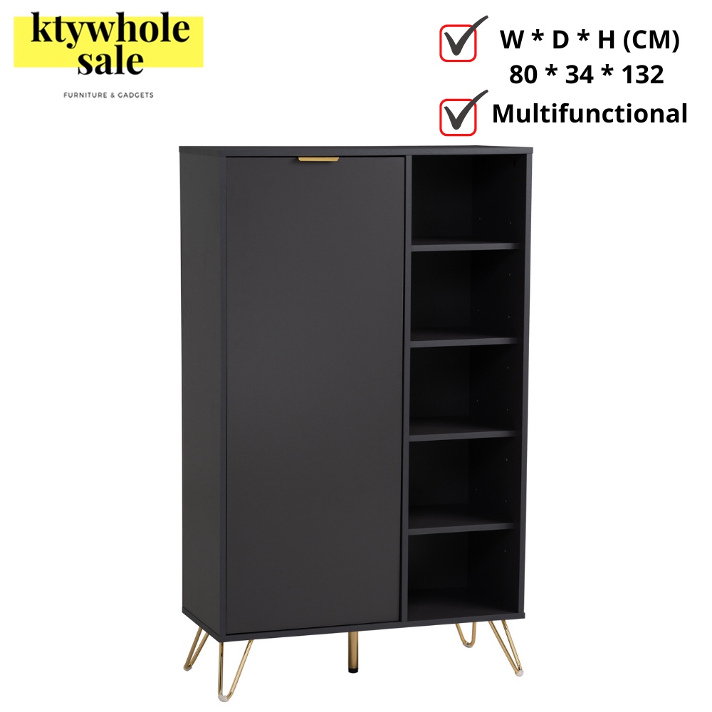 KTY VOLOS Multipurpose Sideboard Storage Box Cupboard Display