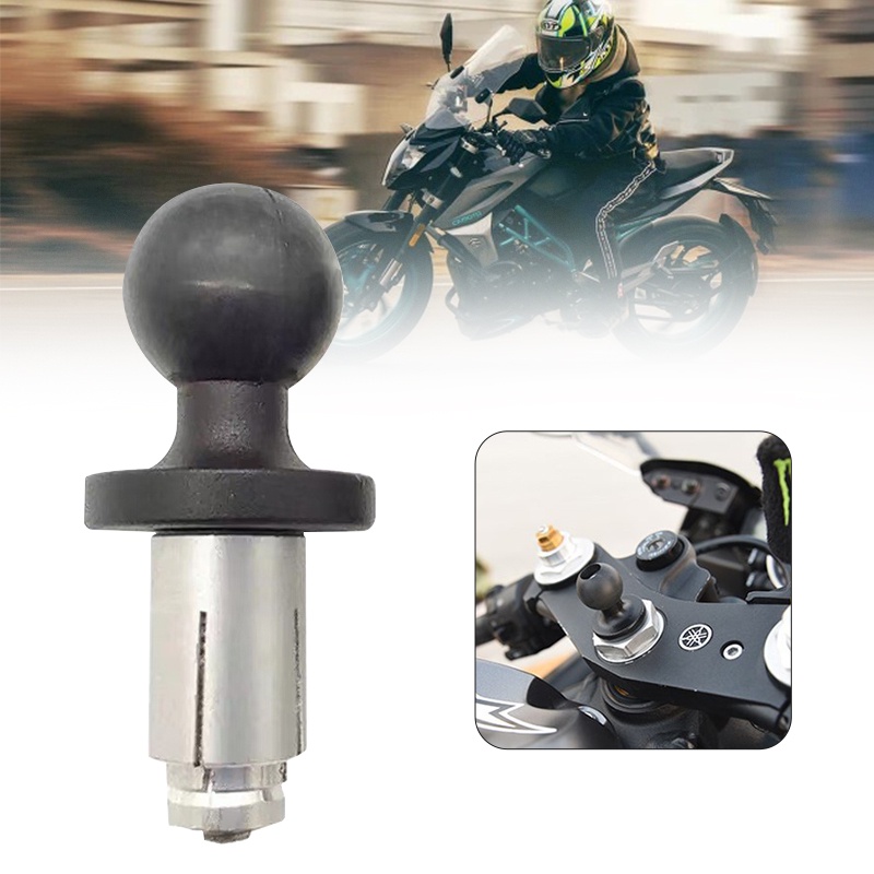 Aluminum Motorcycle Bike Mount Fork Stem Base Set W/ Ball Head for RAM