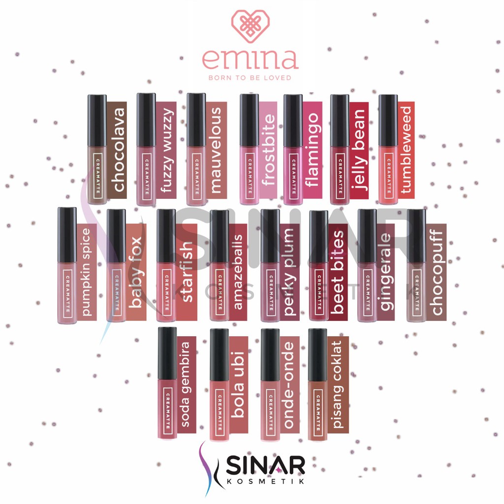 Emina Creamatte (Cream Matte) Lip Cream Shopee Malaysia
